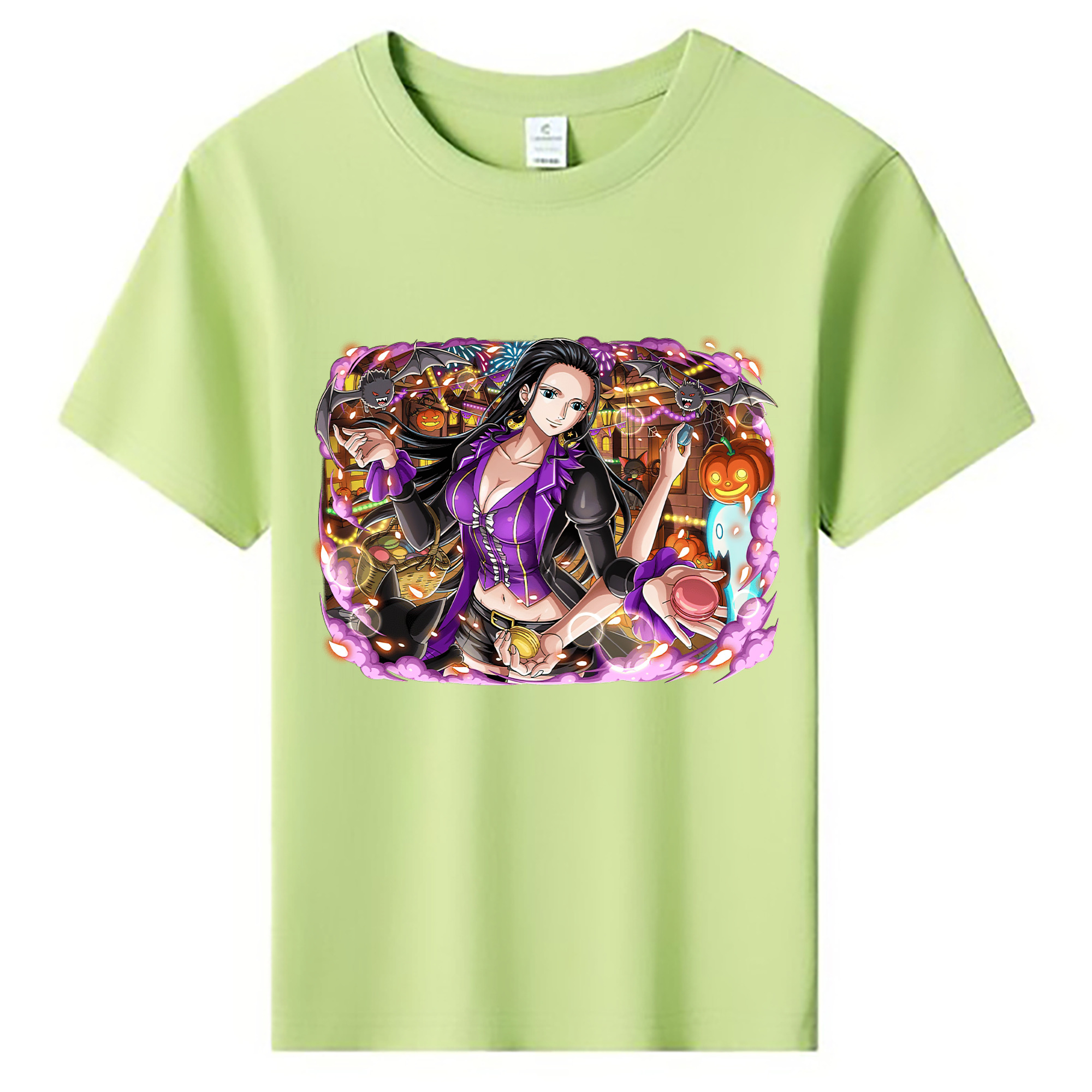 ワンピース ニコ・ロビン ONE PIECE Nico Robin 綿100％キッズTシャツ（フロントプリント）